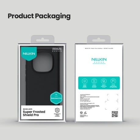 Протиударний чохол NILLKIN Super Frosted для Xiaomi Redmi Note 14 Pro 5G/Poco X7 - синій