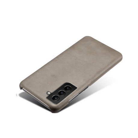 Противоударный чехол Calf Texture для Samsung Galaxy S22 - серый