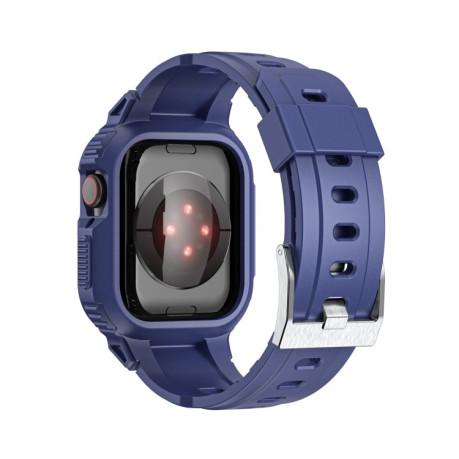 Силіконовий ремінець Armor для Apple Watch Series 8/7 45mm / 44mm / 42mm / 42mm - синій