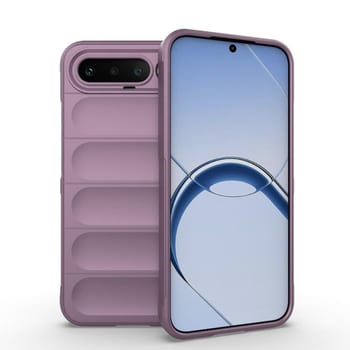 Силіконовий чохол Magic Flannel на Realme 16 5G Global — фіолетовий
