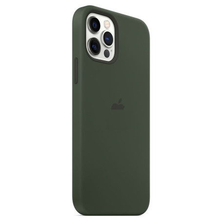 Силіконовий чохол Silicone Case Cyprus Green на iPhone 12 Pro Max with MagSafe - преміальна якість