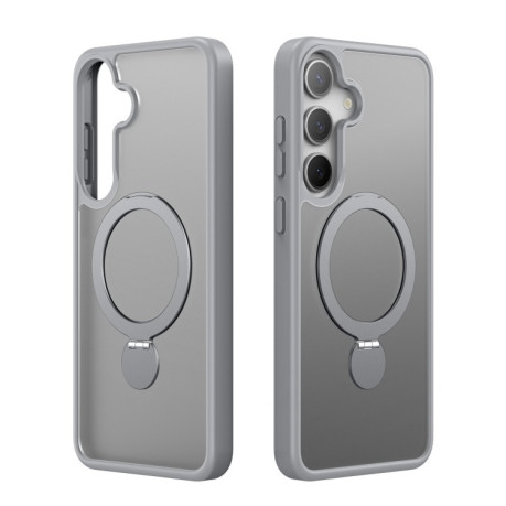 Чехол DUX DUCIS Yind Series MagSafe TPU Hybrid PC на Samsung Galaxy S25 5G - серый