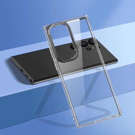 Противоударный чехол Wlons Ice Crystal для Samsung Galaxy S23 Ultra 5G - черный