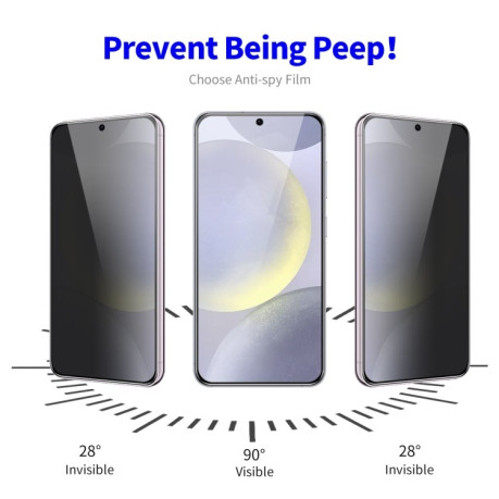 Защитное стекло ENKAY 28 Degree Privacy Screen для Samsung Galaxy S24 FE 5G