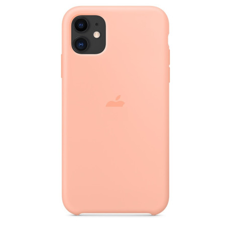 Силіконовий чохол Silicone Case Grapefruit на iPhone 11-преміальна якість
