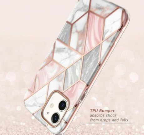 Двухсторонний чехол Supcase Cosmo для iPhone 12 Mini Marble
