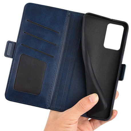 Чехол-книжка Dual-side Magnetic Buckle для OnePlus Nord CE 2 Lite - синий