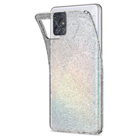 Оригинальный чехол Spigen Liquid Crystal на Samsung Galaxy A51 Glitter Crystal QUARTZ