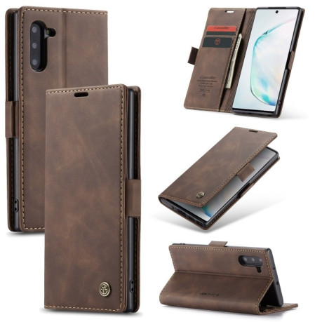 Кожаный чехол CaseMe-013 Multifunctional на Samsung Galaxy Note 10- кофейный