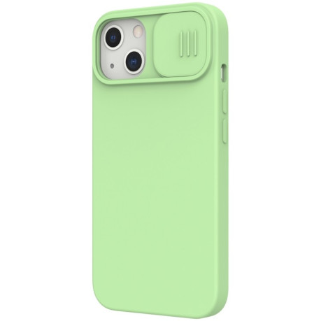 Силіконовий чохол NILLKIN CamShield (MagSafe) для iPhone 14/13 - зелений