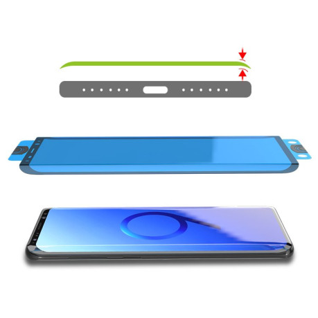 Защитная 3D пленка Nano Flexi для Samsung Galaxy S20 Plus - черная