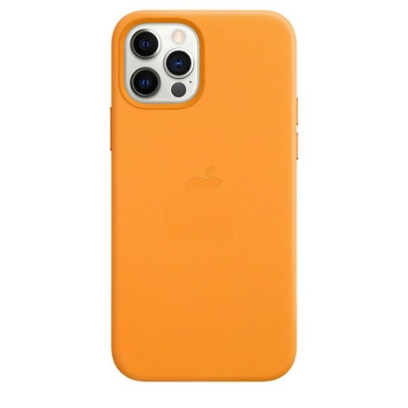 Шкіряний Чохол Leather Case MagSafe California Poppy для iPhone 12 | 12 Pro