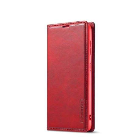 Чехол-книжка LC.IMEEKE LC-001 Series для Samsung Galaxy S22 5G - красный