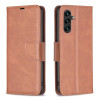Чехол-книжка Retro Lambskin Texture для Samsung Galaxy A15 - коричневый