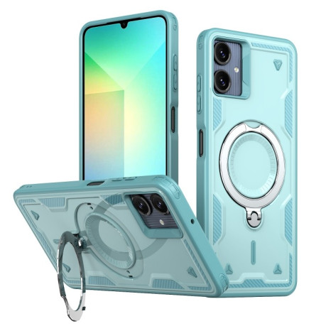 Протиударний чохол MagSafe Holder Armor PC Hybrid  для Samsung Galaxy A06 4G - блакитний