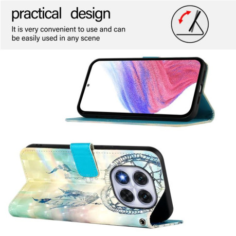 Чохол-книжка 3D Painting для Xiaomi Redmi Note 14 Pro 5G/Poco X7 - Dream Wind Chimes