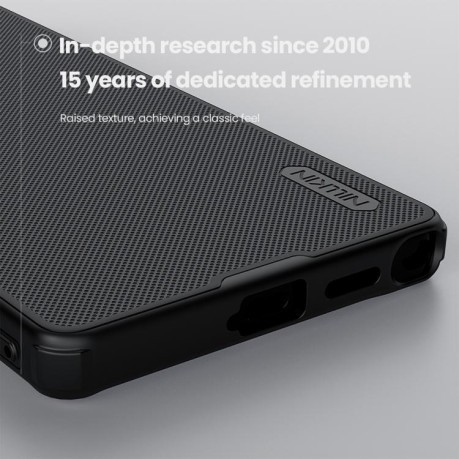 Противоударный чехол NILLKIN Super Frosted для Samsung Galaxy S25 Ultra 5G - синий