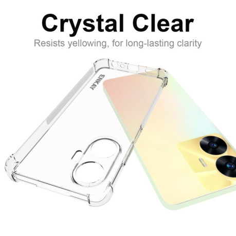 Противоударный чехол ENKAY Clear для Realme C55 4G - прозрачный