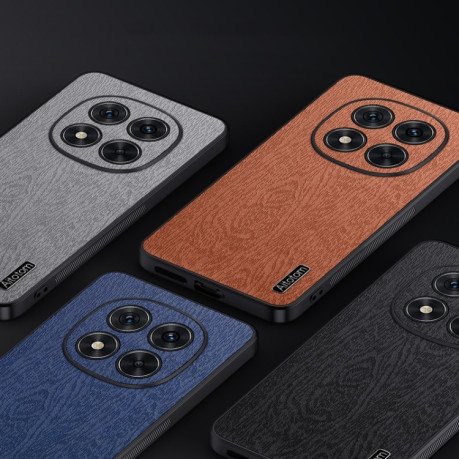 Чохол Tree Bark Leather Shockproof для Xiaomi Redmi Note 14 Pro 5G/Poco X7 - сірий