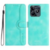 Чохол-книжка Skin Feel Heart Amile для Realme C53/C51 - блакитний