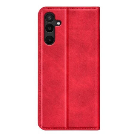 Чехол-книжка Retro Skin Feel Business Magnetic на Samsung Galaxy M16 / F16 - красный