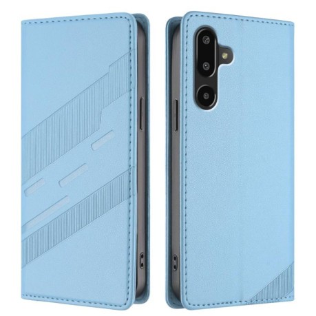 Чохол-книжка Embossed Multi-functional Wallet Retro Leather на Samsung Galaxy F16 5G / M16 5G - блакитний