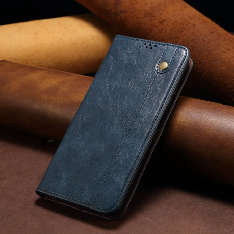 Чехол-книжка Simple Wax Crazy Horse для Samsung Galaxy A56 5G - синий