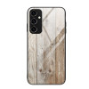 Протиударний чохол Wood Grain Glass на Samsung Galaxy A14 5G - сірий