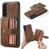 Ударозащитный чехол JEEHOOD Retro Magnetic для Samsung Galaxy S23 5G - коричневый