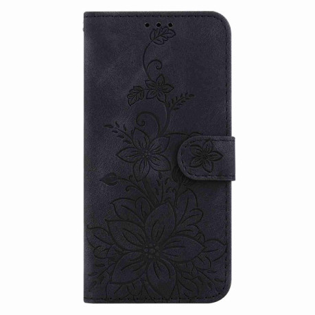 Чехол-книжка Lily Embossed Leather для Samsung Galaxy A36 5G / A56 5G - черный