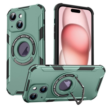 Протиударний чохол MagSafe Magnetic Holder для iPhone 15 - зелений