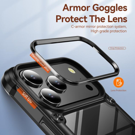 Чохол протиударний Lens Protection на iPhone 17 Pro - чорний
