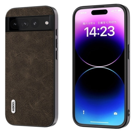 Протиударний чохол ABEEL Dream Litchi Texture PU для Google Pixel 8 Pro - хакі