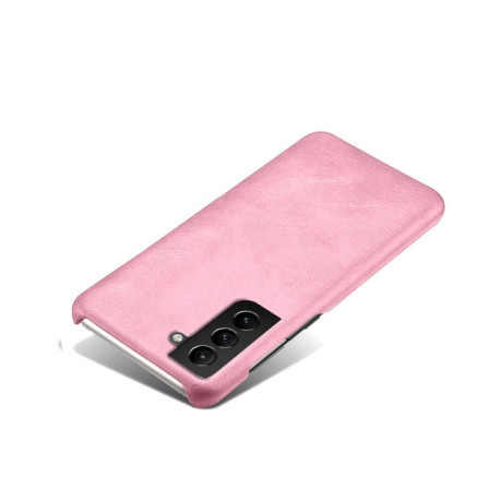 Протиударний чохол Calf Texture для Samsung Galaxy S22 - рожевий