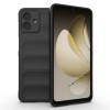 Силиконовый чехол Magic Flannel для Samsung Galaxy A07 4G - черный