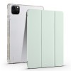 Чехол-книжка 3-fold Clear TPU Smart Leather Tablet Case with Pen Slot для iPad Pro 11 2024 - зеленый