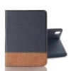 Чехол-книжка Cross Texture на iPad mini 6 - темно-синий