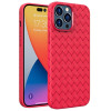 Протиударний чохол BV Woven на iPhone 14 Pro Max - червоний