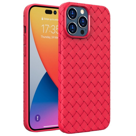 Противоударный чехол BV Woven на iPhone 14 Pro Max - красный