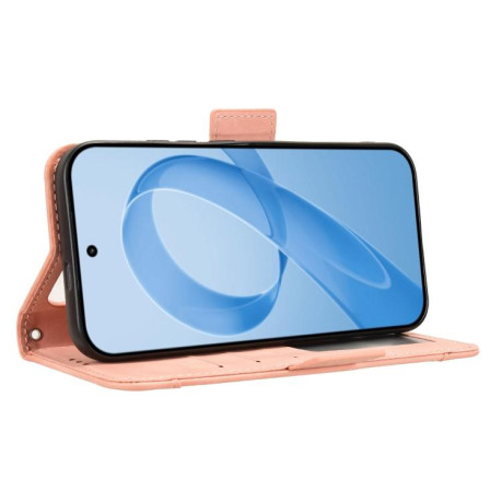 Чехол-книжка Skin Feel Calf для Xiaomi Redmi K90 5G / Poco F8 Pro — розовый