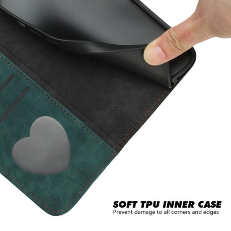 Чохол-книжка Side Buckle Double Fold Hand Strap Leather на OPPO Reno13 F/Reno13 FS - зелений