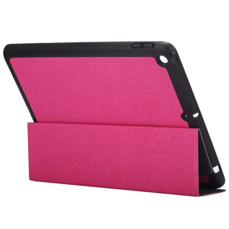 Противоударный чехол Cloth Texture Pattern на iPad Pro 10.5/ Air 2019-пурпурно- красный