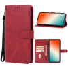 Чохол-книжка EsCase Leather на Samsung Galaxy S24+ 5G - червоний