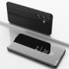 Чехол книжка Clear View на Samsung Galaxy A55 - черный