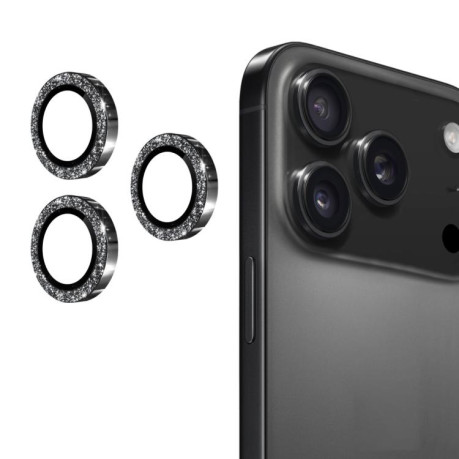 Захисне скло на камеру ENKAY Aluminium для iPhone 17 Pro/17 Pro Max - чорне