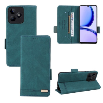 Чехол-книжка Magnetic Clasp Flip для Realme C53/C51 / Narzo N53 - зеленый