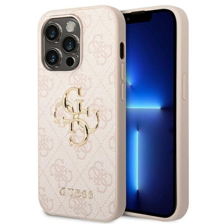 Оригінальний чохол Guess 4G Big Metal Logo для iPhone 14 Pro Max - pink