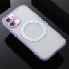 Удароміцний чохол Skin Feel with Metal Lens для iPhone 11 - фіолетовий
