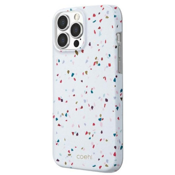 Оригинальный чехол UNIQ etui Coehl Terrazzo для iPhone 13 Pro - white / natural white