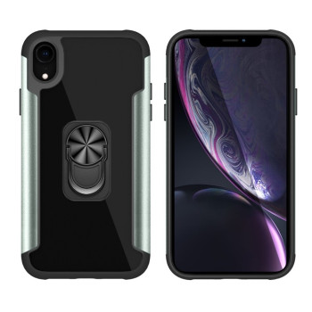 Чохол протиударний R-JUST with Ring Holder на iPhone XR - світлий зелений